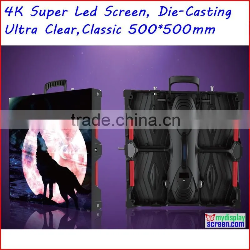 led screen for rental,High Defination die-casting rental display, 500mm*500mm, ultra slim, high refresh rate