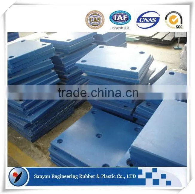 uhmw-pe dock plastic fender uhmw-pe plate