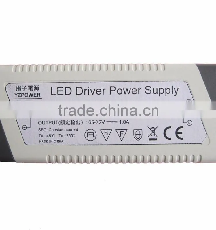 Universal 65V 66V 1A LED Driver Power Supply 67V 68V 69V 70V 71V 72V Air Cooling Switching AC Adapter