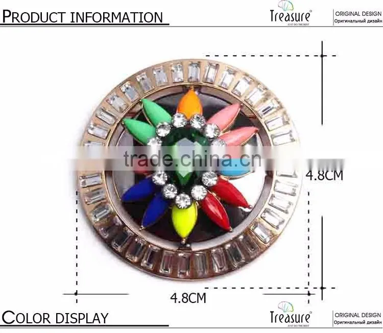 2015 new products garments brooch charm costume jewelry brooch
