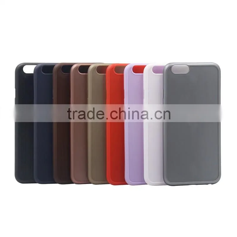 Ultra thin 0.6MM matte high protective blank case for iPhone SE with groove