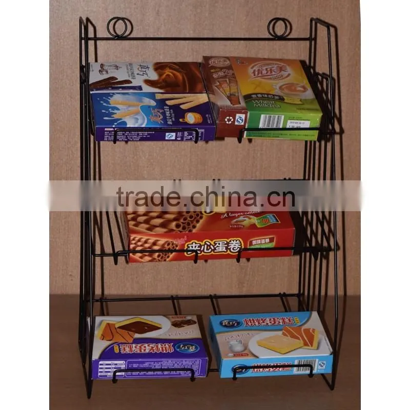 counter chocolate display rack