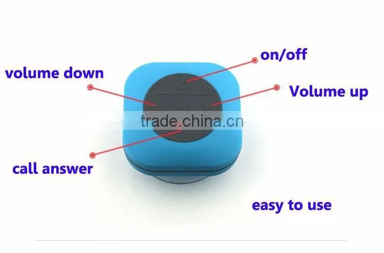 hot sale water proof bluetooth speaker can be used in bathroom
