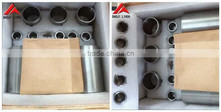 molybdenum smelting crucible for aluminum coating