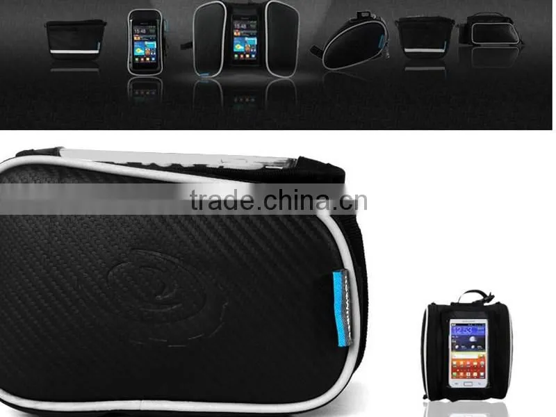 High Quality Outdoor Cycling Bike Bicycle Saddle Front Bicycle Bag Touch Phone Package