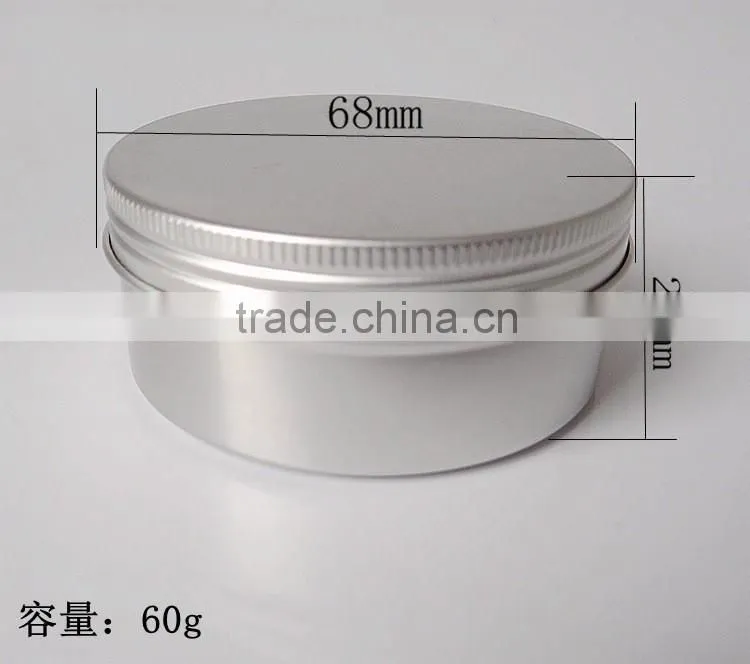 cosmetic aluminium jar for hair wax