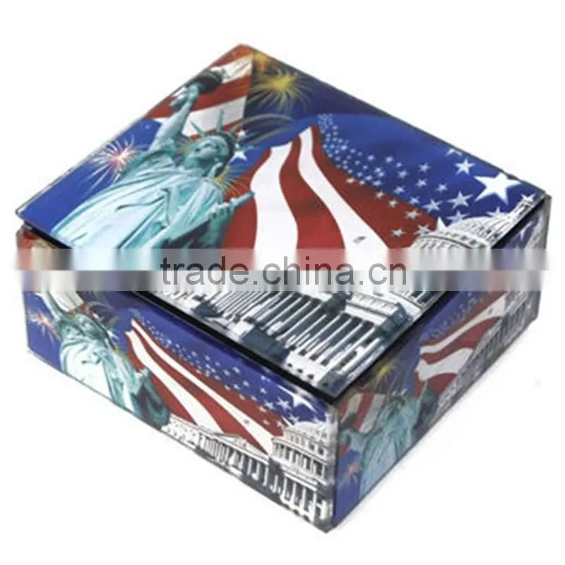 High quality rectangle mixed-color thick paper packing box