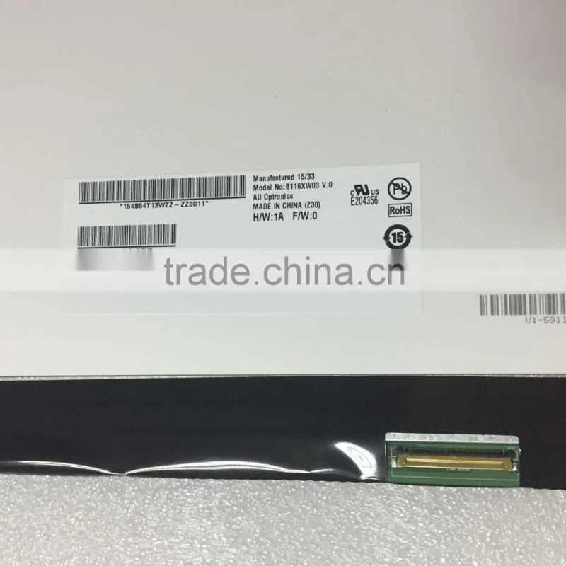 high quality 11.6 screen B116XW03 V.0 part number 97.11B05.011