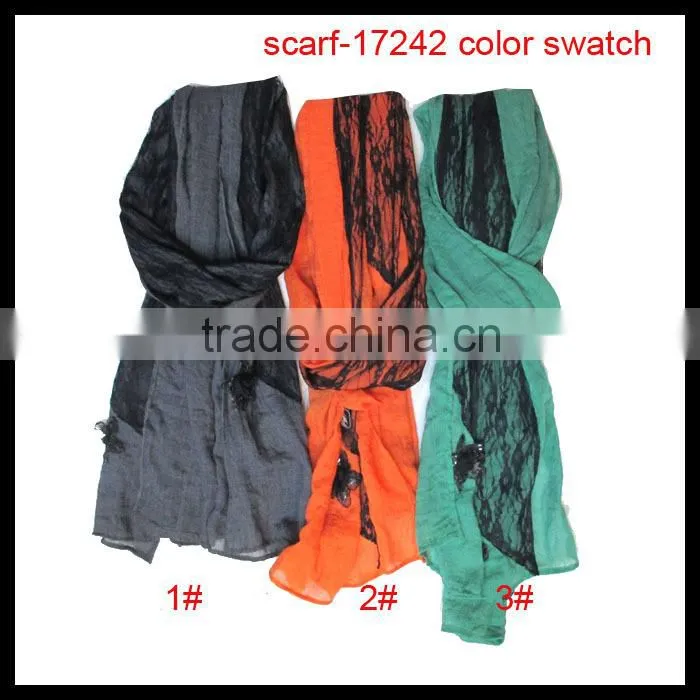 fashion ladies floral Joining together the scarf