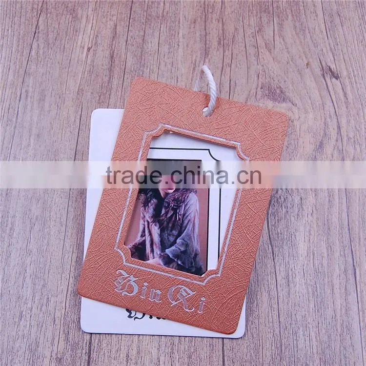 High quality wholesale price garment different kinds of hang tags label shape