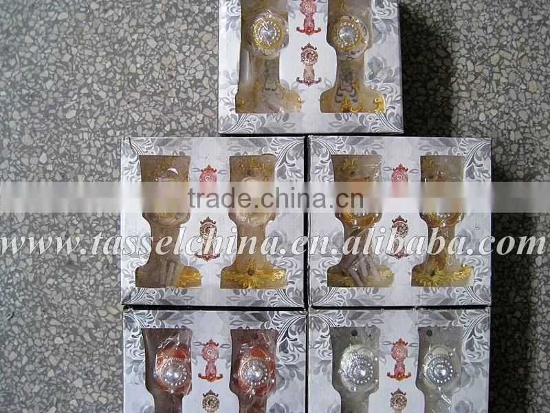 Decorative plastic curtain tieback holders & hooks in curtain accessories