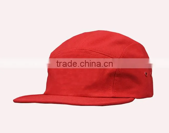 Flat Brim Cheap Custom Blank 5 Panel Hats