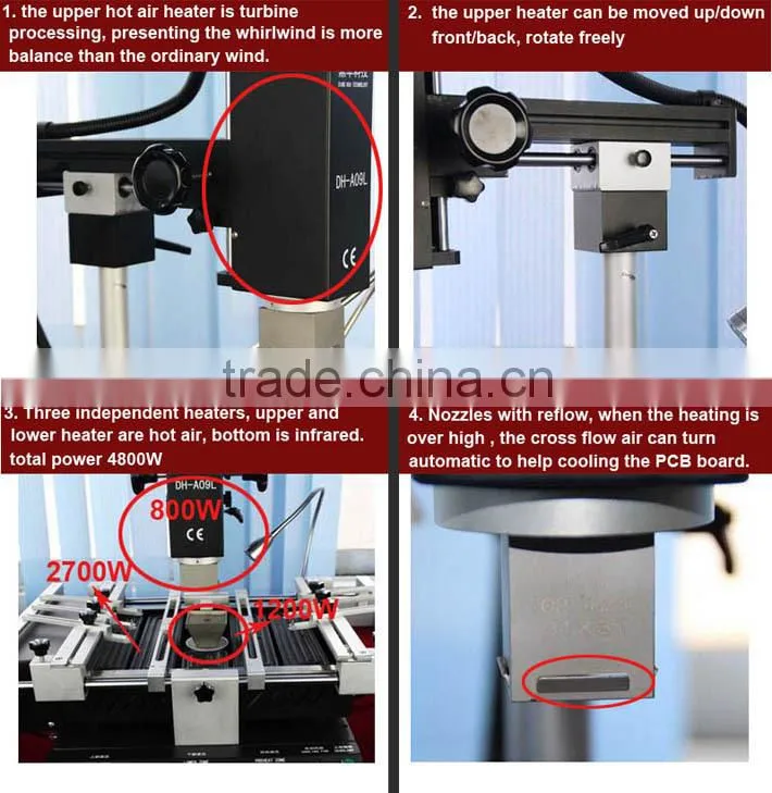 Dinghua PCB repair machine rework station bga repair station DH- A09L
