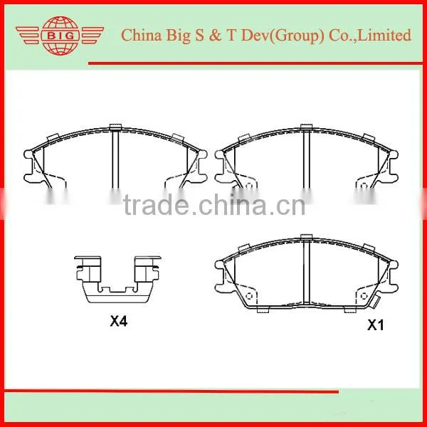 wholesale Front Axle brake pads for HYUNDAI STAREX ceramic brake pad