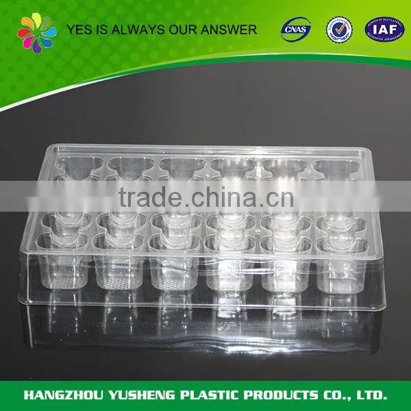 Accept custom order plastic chocolate tray