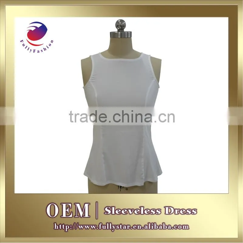 white t shirts modal sleeveless women fashion style