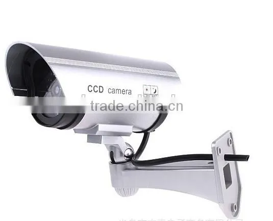Surveillance Security Dummy Camera Fake Simulation Waterproof LED Flashing Outdoor Bullet CCTV