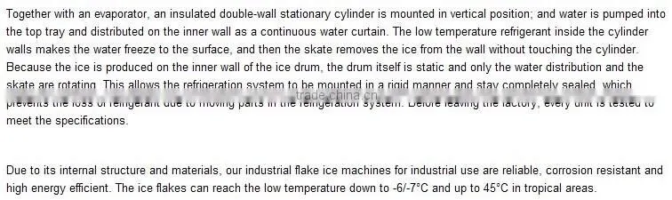 5T-60Tper 24hours industrial fresh water flake ice machine