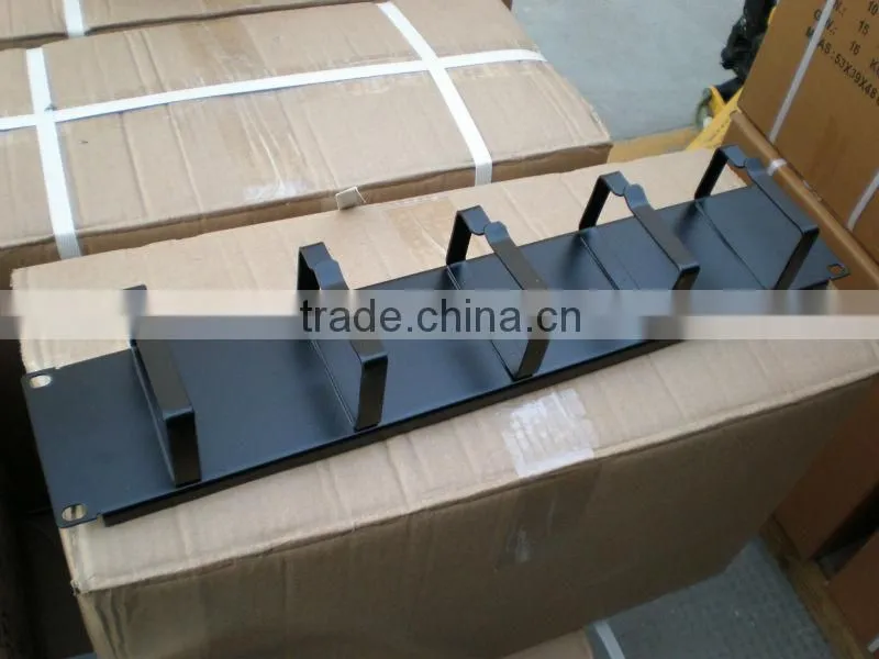 2u 5 rings cable manager used in server rack