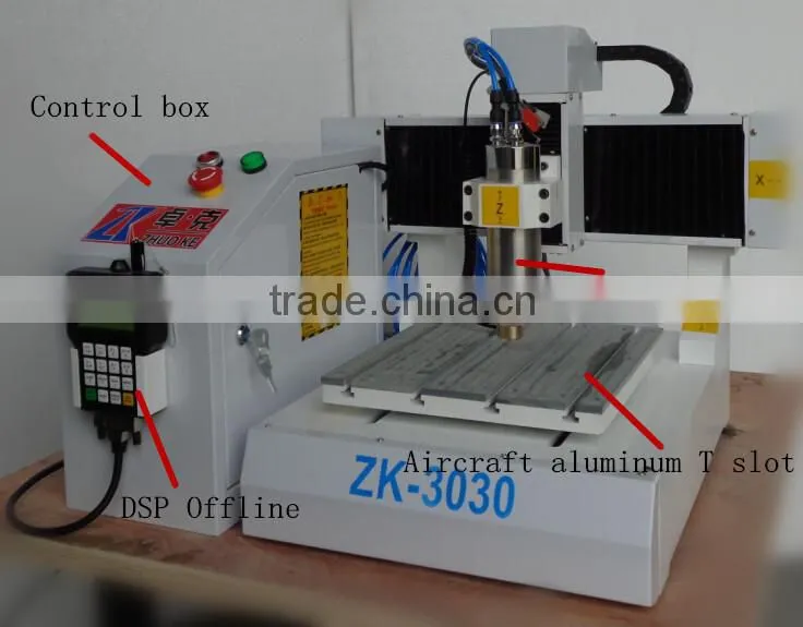 China PCB Drilling and Milling CNC Router ZK-3030