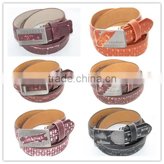 Hot-sale Personalized Design Attractive High Quality Mans Pu Leather Belts Wholesales