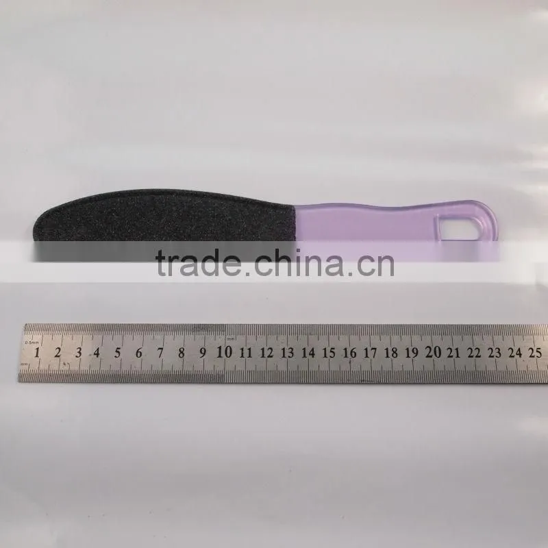 Wavy shape plastic handle foot callous remover