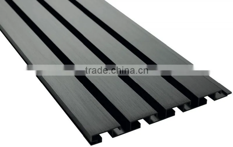 Aluminum Slatwall Display Panel Double sided Silver Anodize