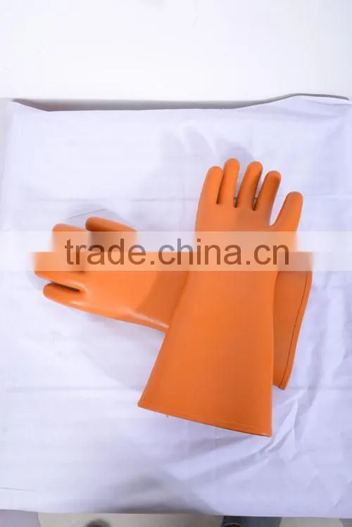 20 KV rubber latex electrical insulated working gloves