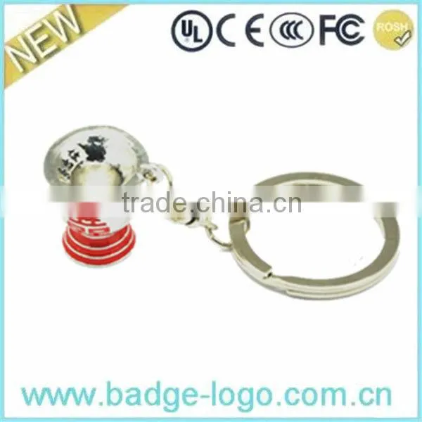 Alloy Bottle Shape Custom 3D Keychain