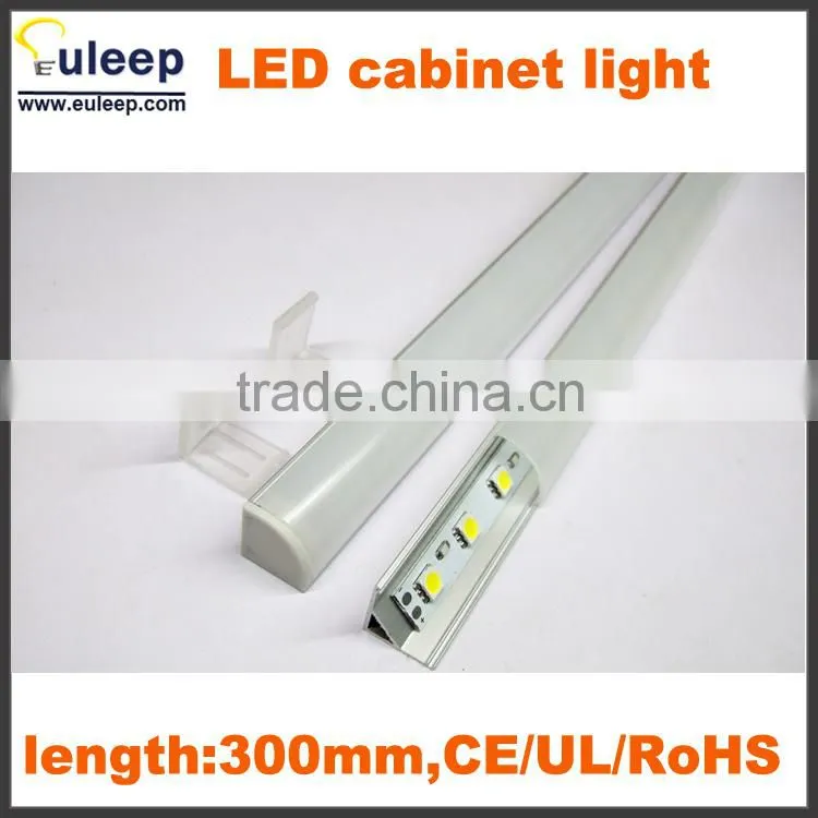 300mm,4w,DC 12V Aluminum LED Cabinet Light With Motion Sensor Switch Use for Kitchen,LED driver with SAA approved