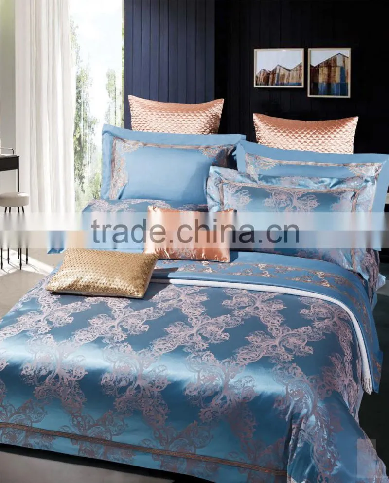 South-East Asia Thailand popular viscose jacquard bedding duvet cover set