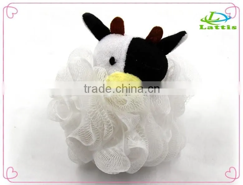 Toy mesh sponge Animal Bath Sponge for Children nylon bath scrubber