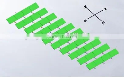 10kw hot selling single axis Automatic PV solar tracker system for roof
