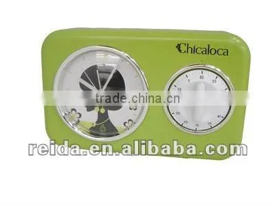 TABLE CLOCK WITH TIMER