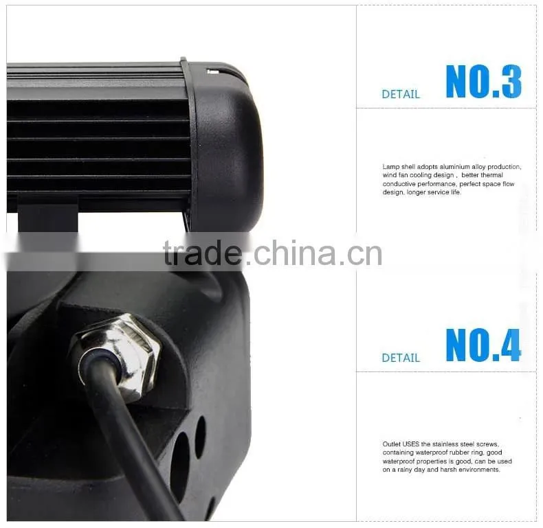 OEM factory black colour and camouflage colour IP67 50 inch led light bar offroad light bar 120w led light bar