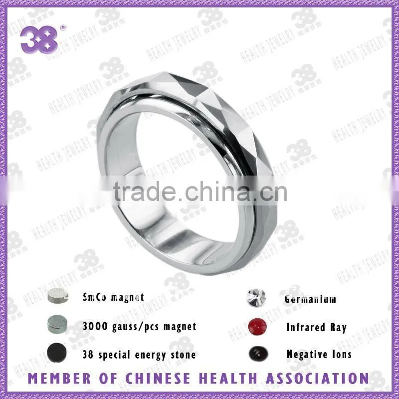 charming egyptian wedding rings with colored zircons+FIR
