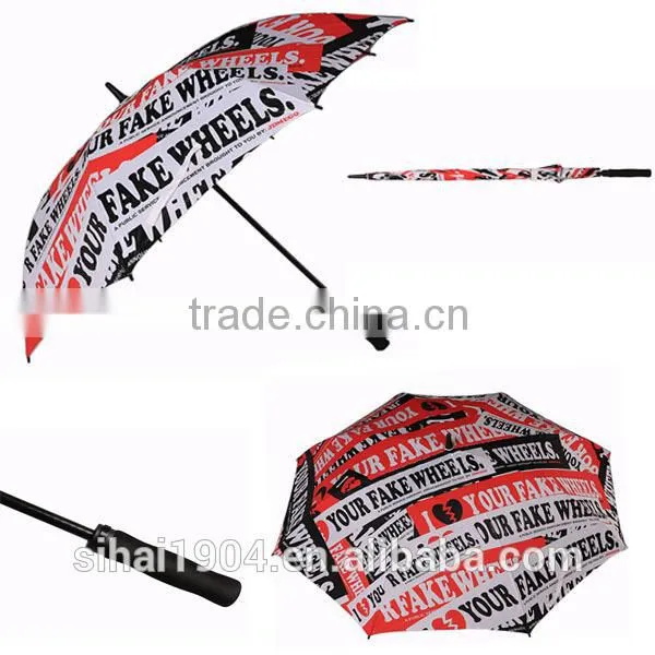 hot new products for 2015 full printing promotional golf umbrella