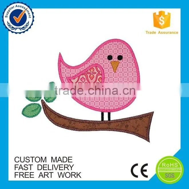 2016 new design dress applique embroidery customized