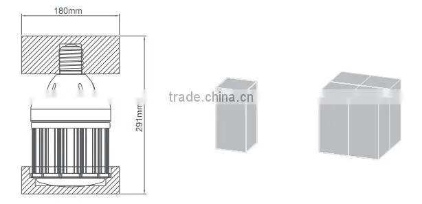 Singapore UL Listed LED Corn Lamps, 80W with SAMSUNG 5630 LEDs and Rubycon Capacitors, Retrofit IP64 led corn lamp