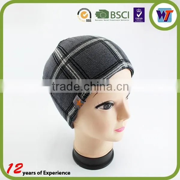 Wholesale custom your own logo hand made merino wool beanie