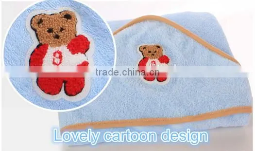 China supplier High quality baby bath towel 100% cotton