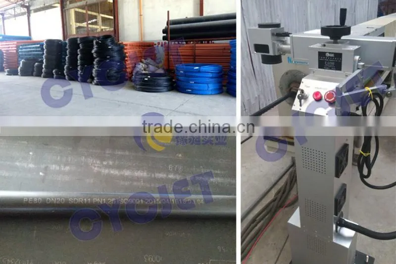 High Speed CO2 Device Laser Marking Machine For Drink Water Bottle
