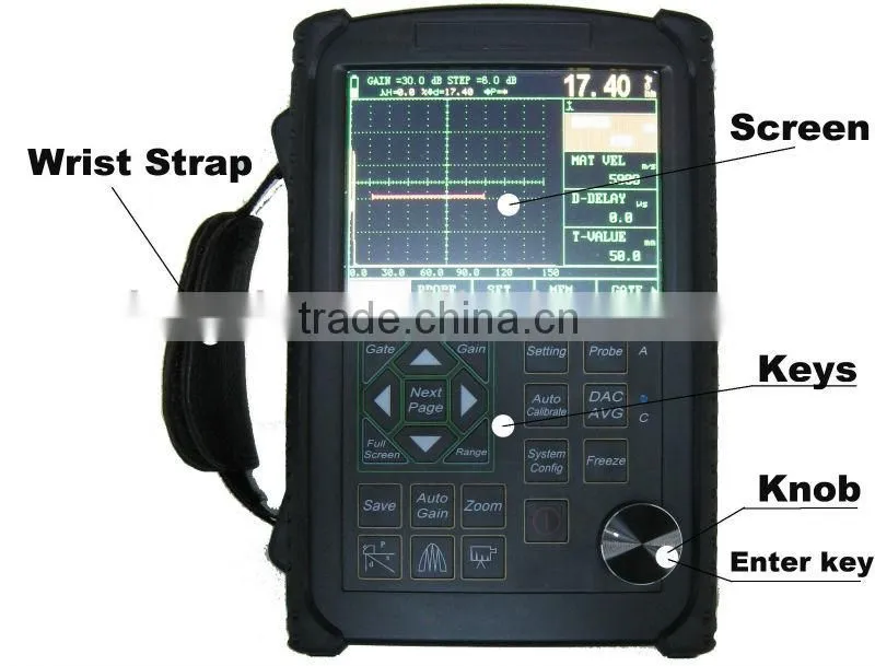 MFD650C Ultrasonic Flaw Detector/High Quality Ultrasonic Flaw Detector