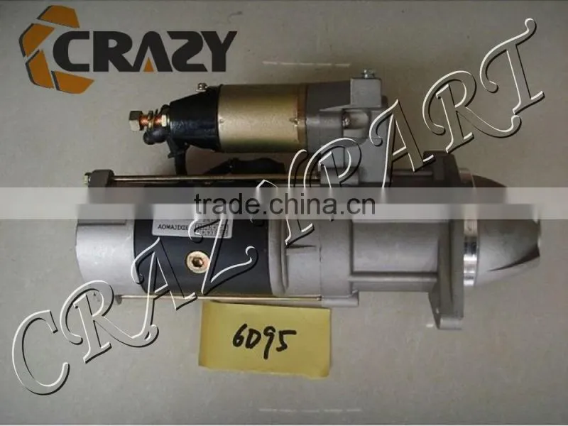 excavator engine 6D95 starting motor excavator parts
