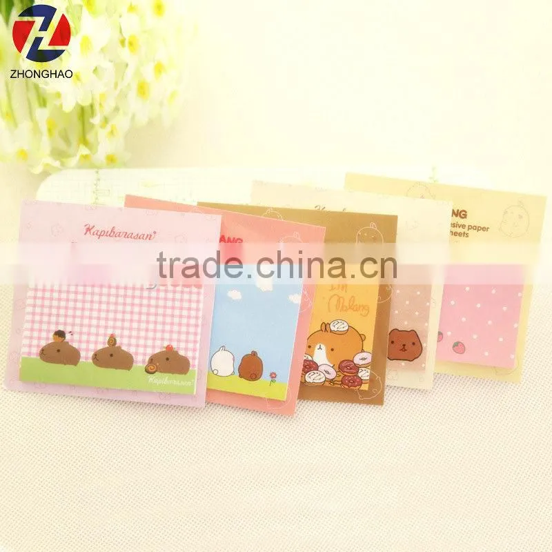 New product colorful design cute picture memo