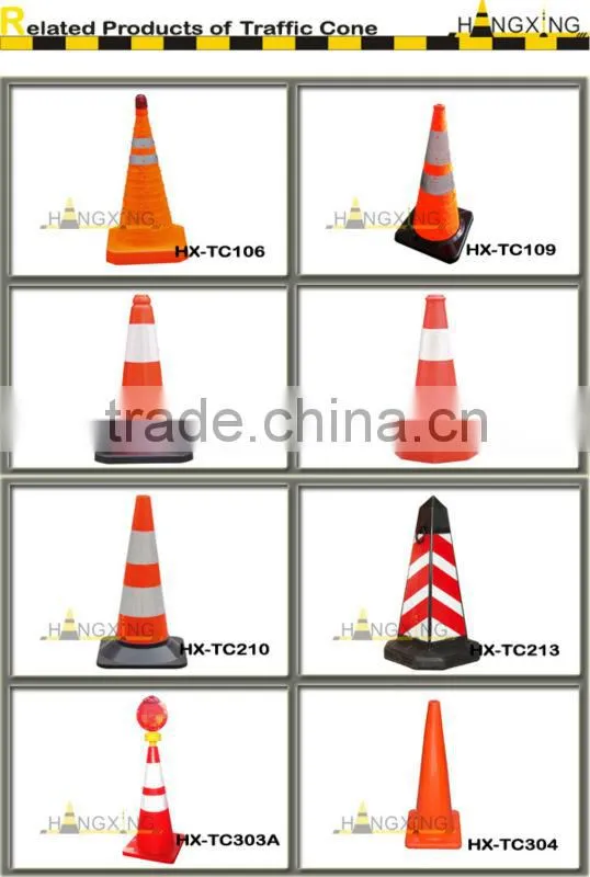 TC105 reflective tape Collapsible cone