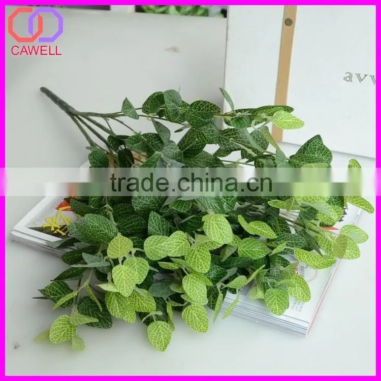wholesale ornamental green eucalyptus plastic artificial foliage for flower arrangements