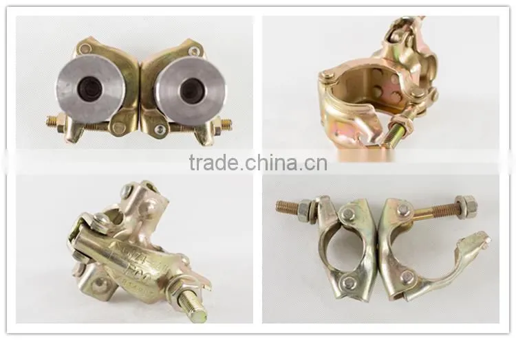 Pressed Scaffolding Pipe Swivel Coupler t bolt Fixed Couplers