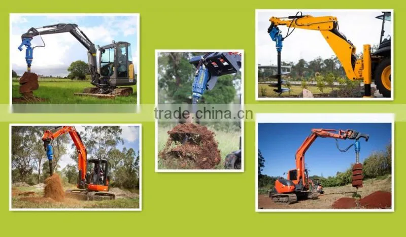 New Product ~ Solar foundation screw piles auger driller , CE / ISO
