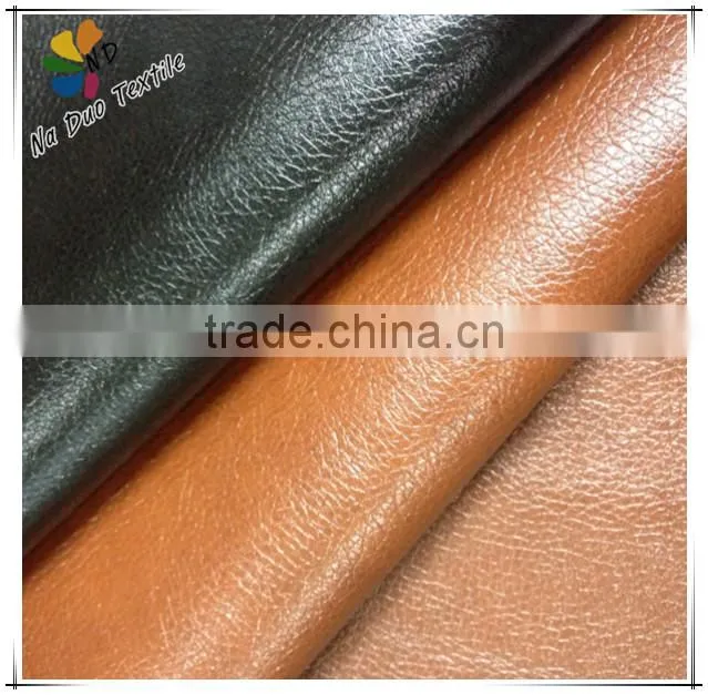 High brightness PU leather fabric for Sofa/Western sofa fabric